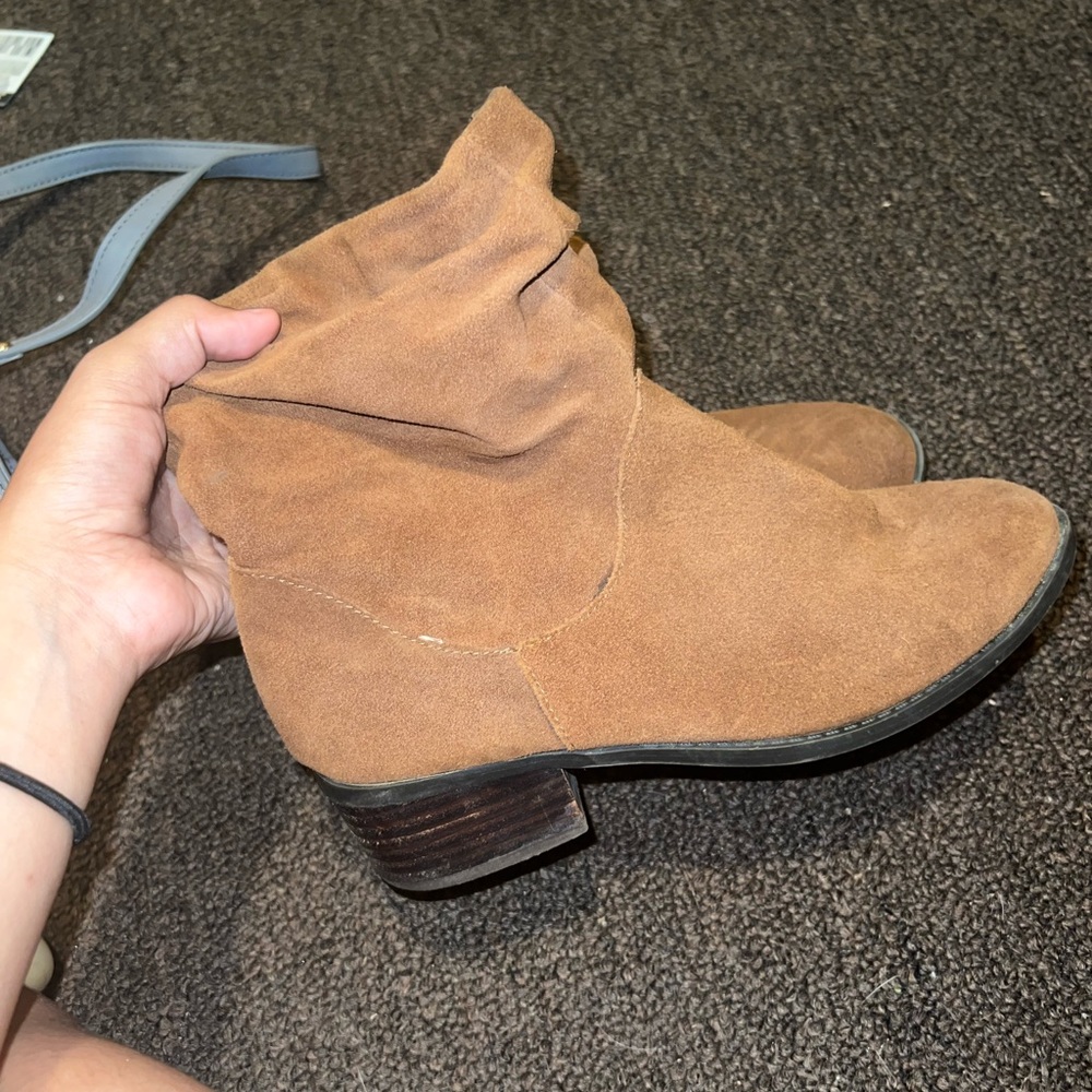 Aldo Short Tan Booties